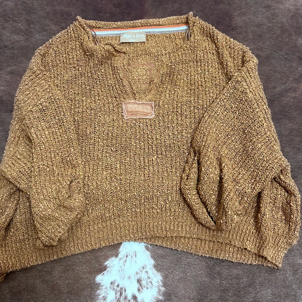 v neck sweater